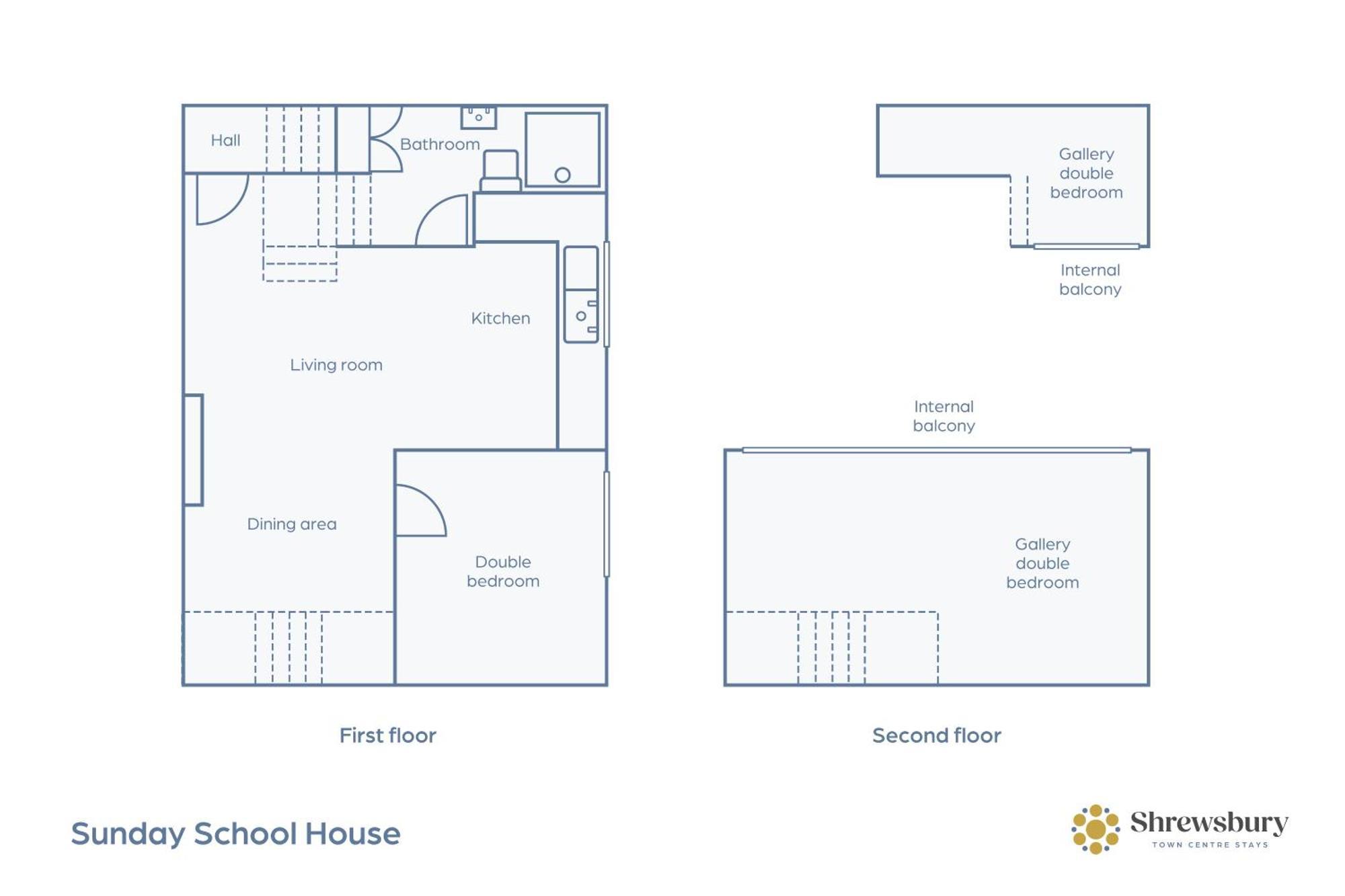 Апартаменты Sunday School House Шрусбери Экстерьер фото